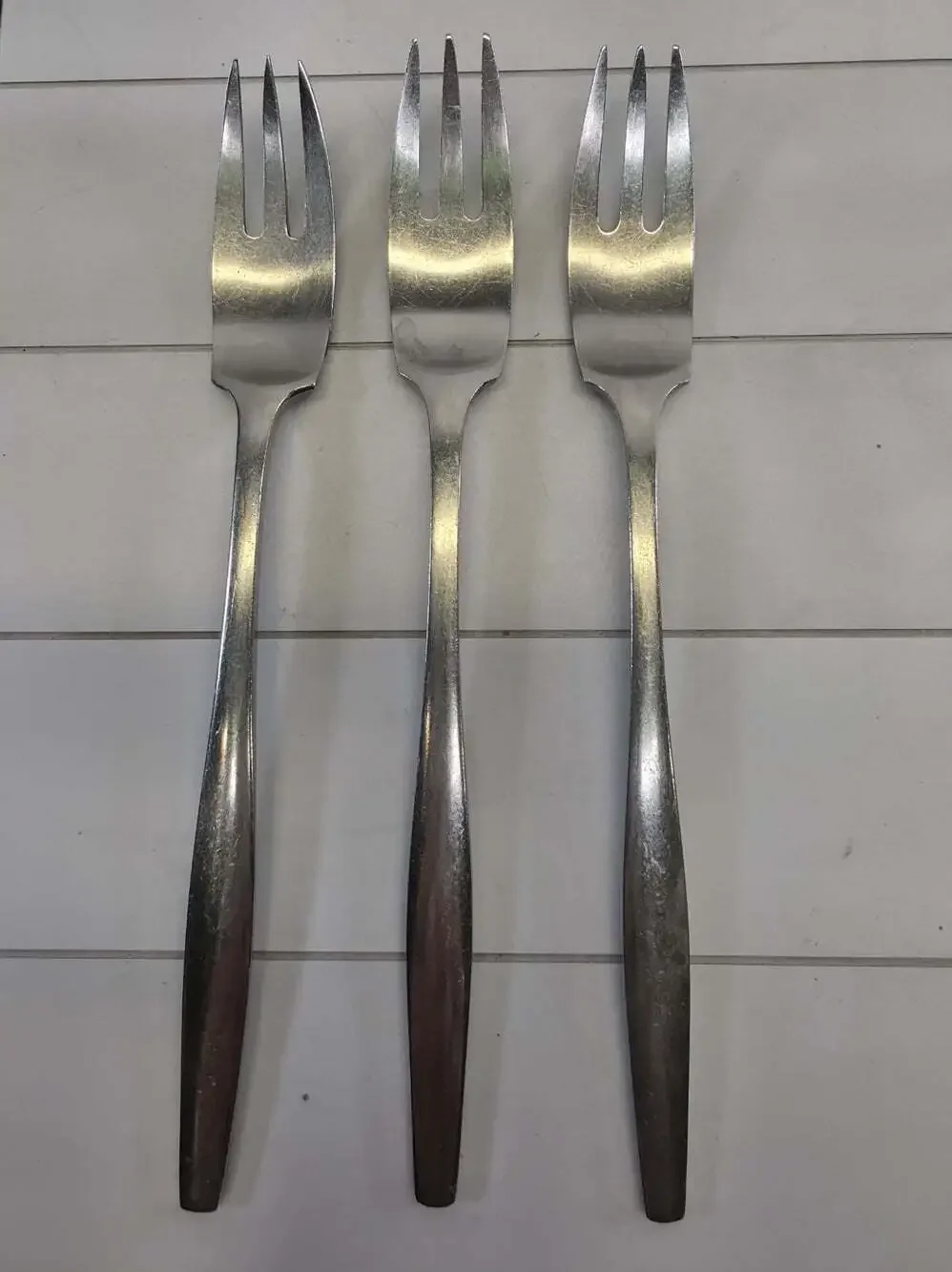 Dansk Denmark VARIATION V Set of 3 Dinner Forks 8